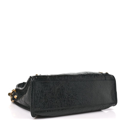 Balenciaga Agneau Arena Gold Hardware Small Le City Black 4 of 10