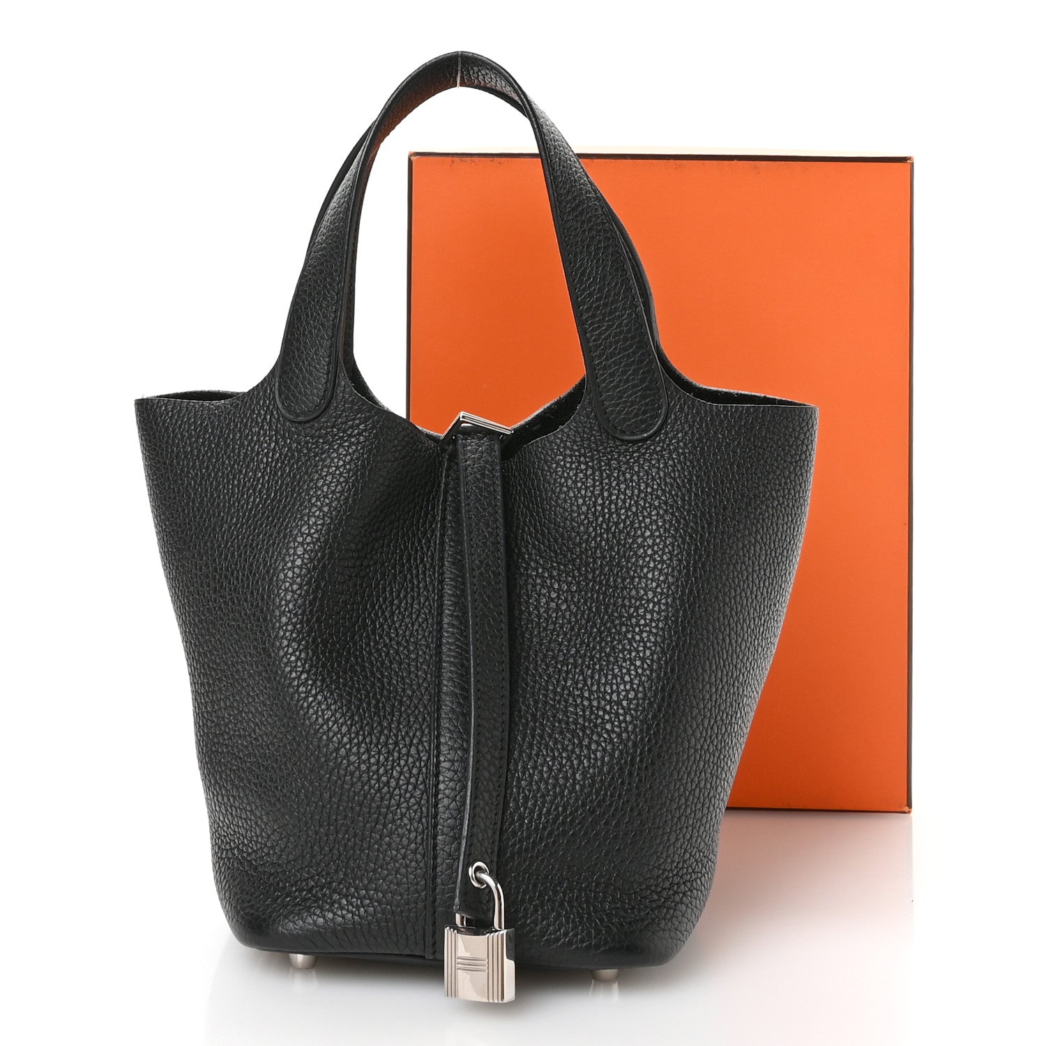 Hermes Taurillon Clemence Picotin Lock 18 PM Black 13 of 13