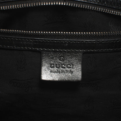 Gucci Iridescent Patent Icon Bit Medium Bag Black 6 of 7