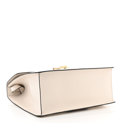 Gucci Calfskin Maxi Sylvie Top Handle Bag White 4 of 10