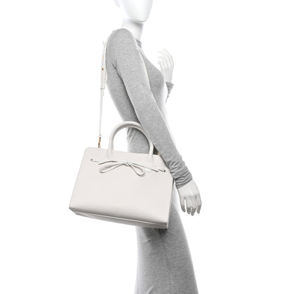 Mansur Gavriel Tumbled Calfskin Sun Bag White 2 of 10