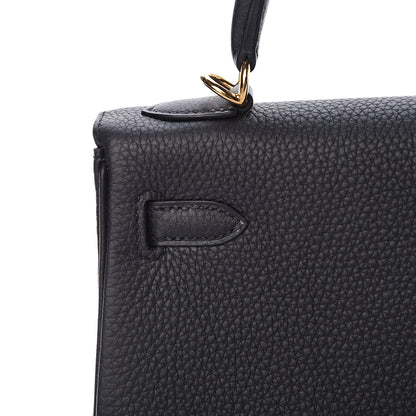 Hermes Togo Kelly Retourne 25 Black 15 of 40