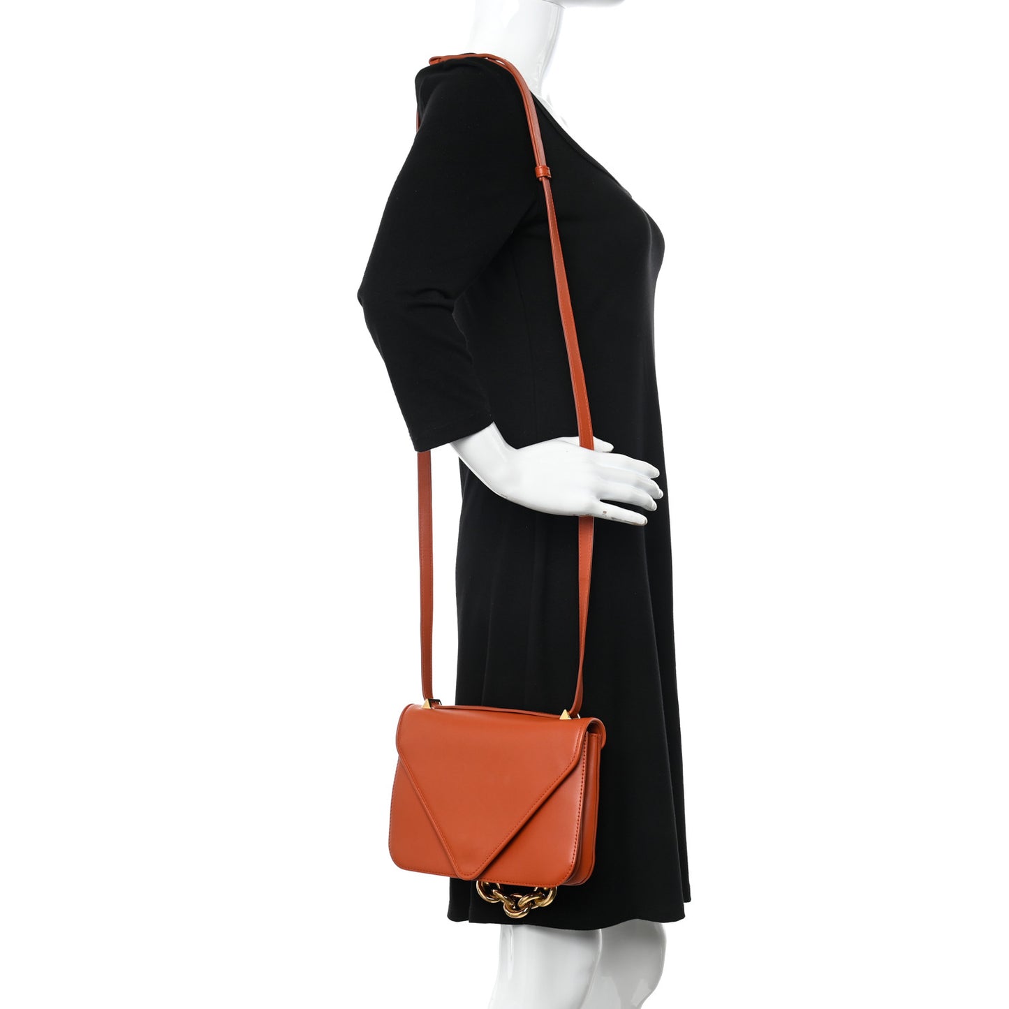 Calfskin Mount Envelope Bag Maple