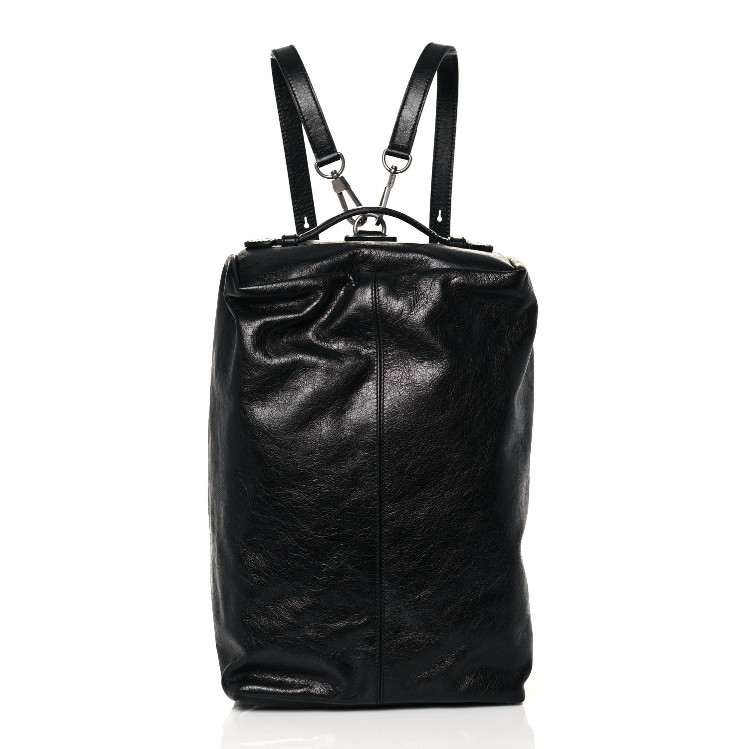 Gucci Fluffy Calfskin Morpheus Convertible Backpack Black 5 of 16