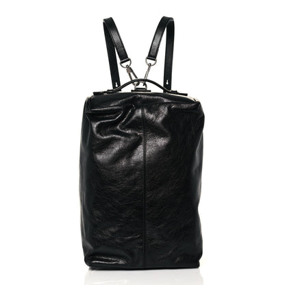 Gucci Fluffy Calfskin Morpheus Convertible Backpack Black 5 of 16