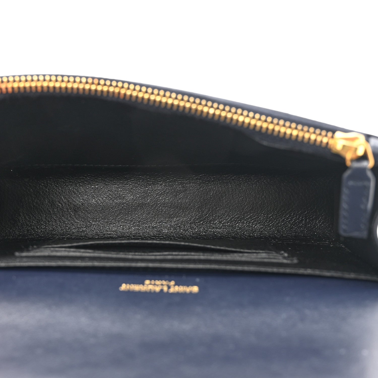 Saint Laurent Smooth Calfskin Monogram Kate Belt Bag Deep Marine Black 5 of 16