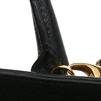 Chanel Calfskin Cerf Executive Shopper Tote Black 16 of 17