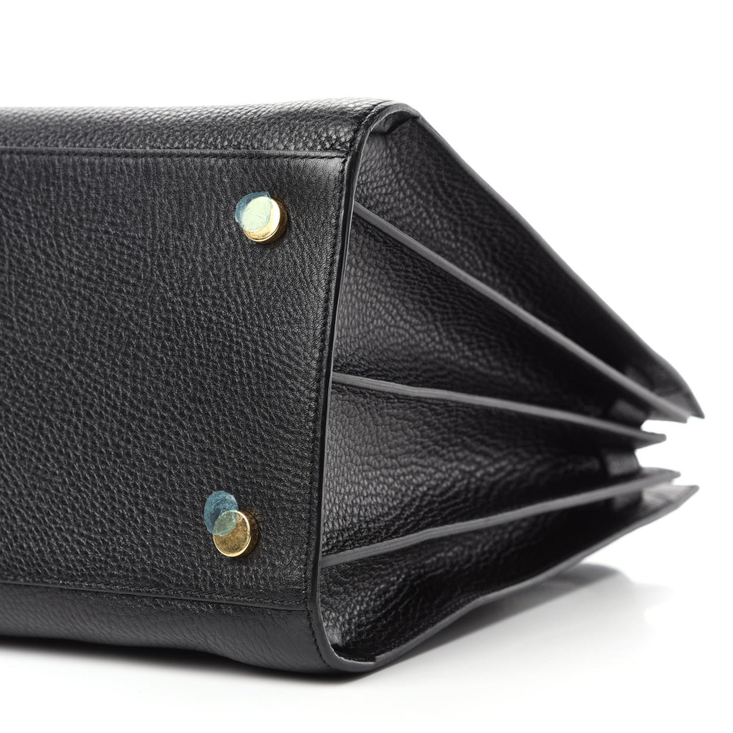 Grained Calfskin Large Sac De Jour Carryall Black
