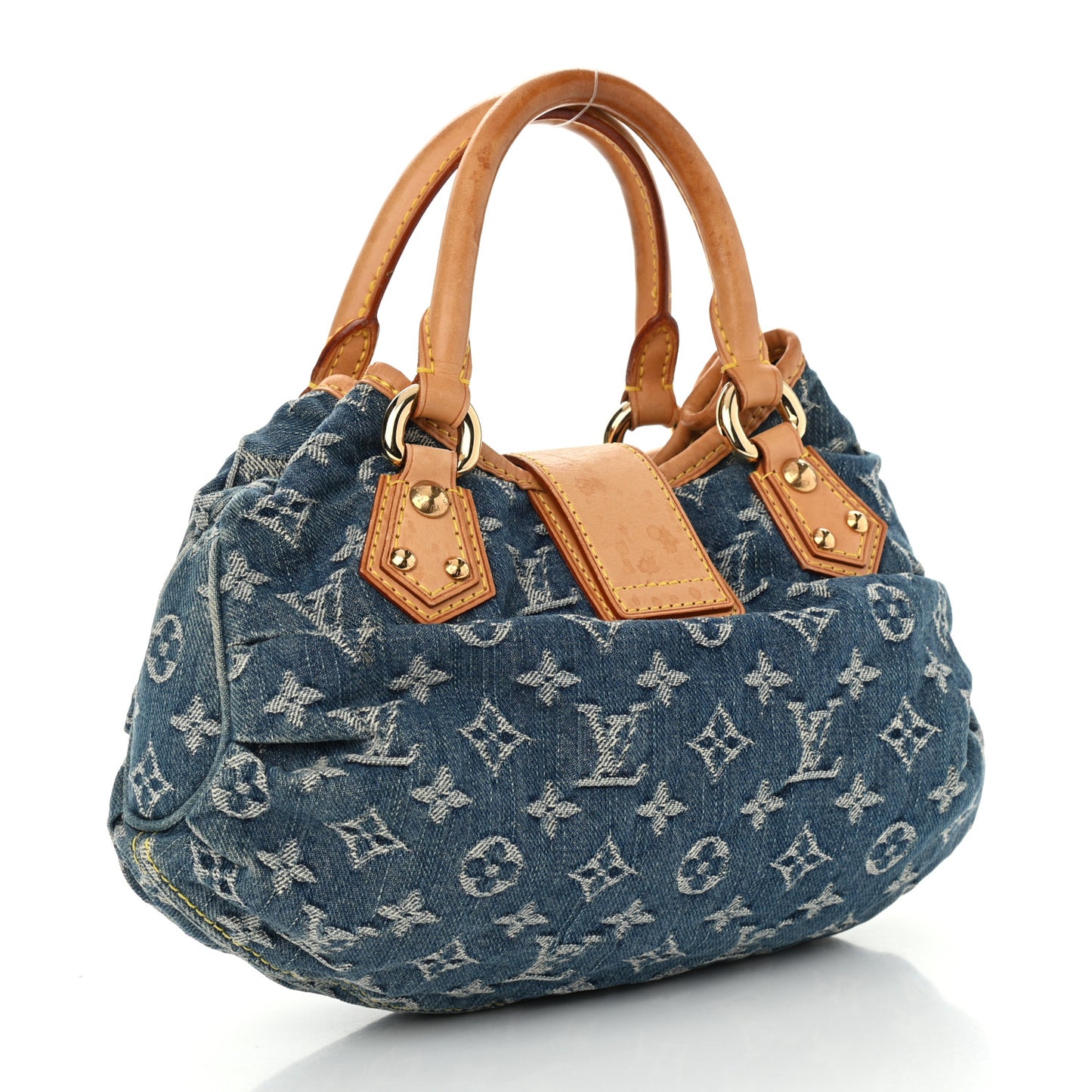 Monogram Denim Pleaty Blue