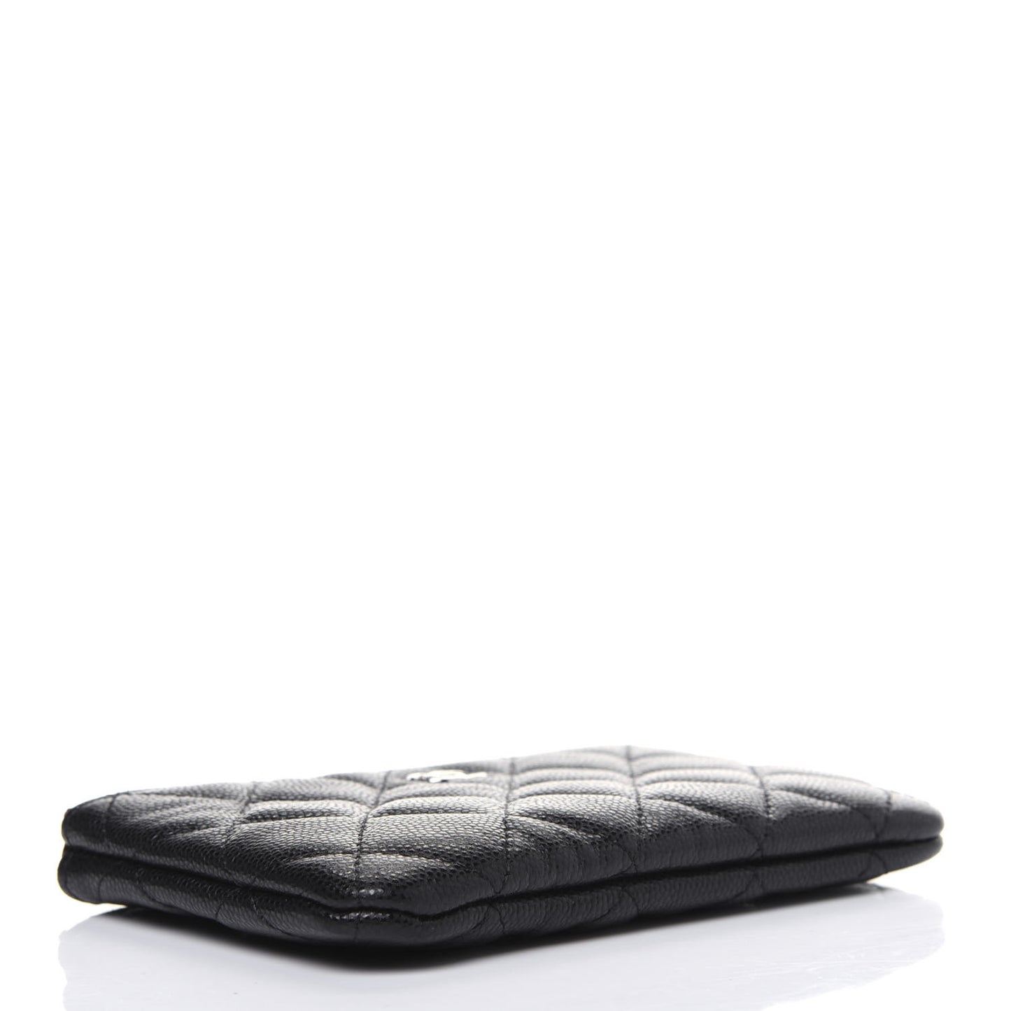 Caviar Quilted Small Cosmetic Case Black