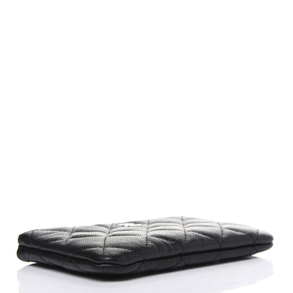Chanel Caviar Quilted Small Cosmetic Case Black 4 of 11