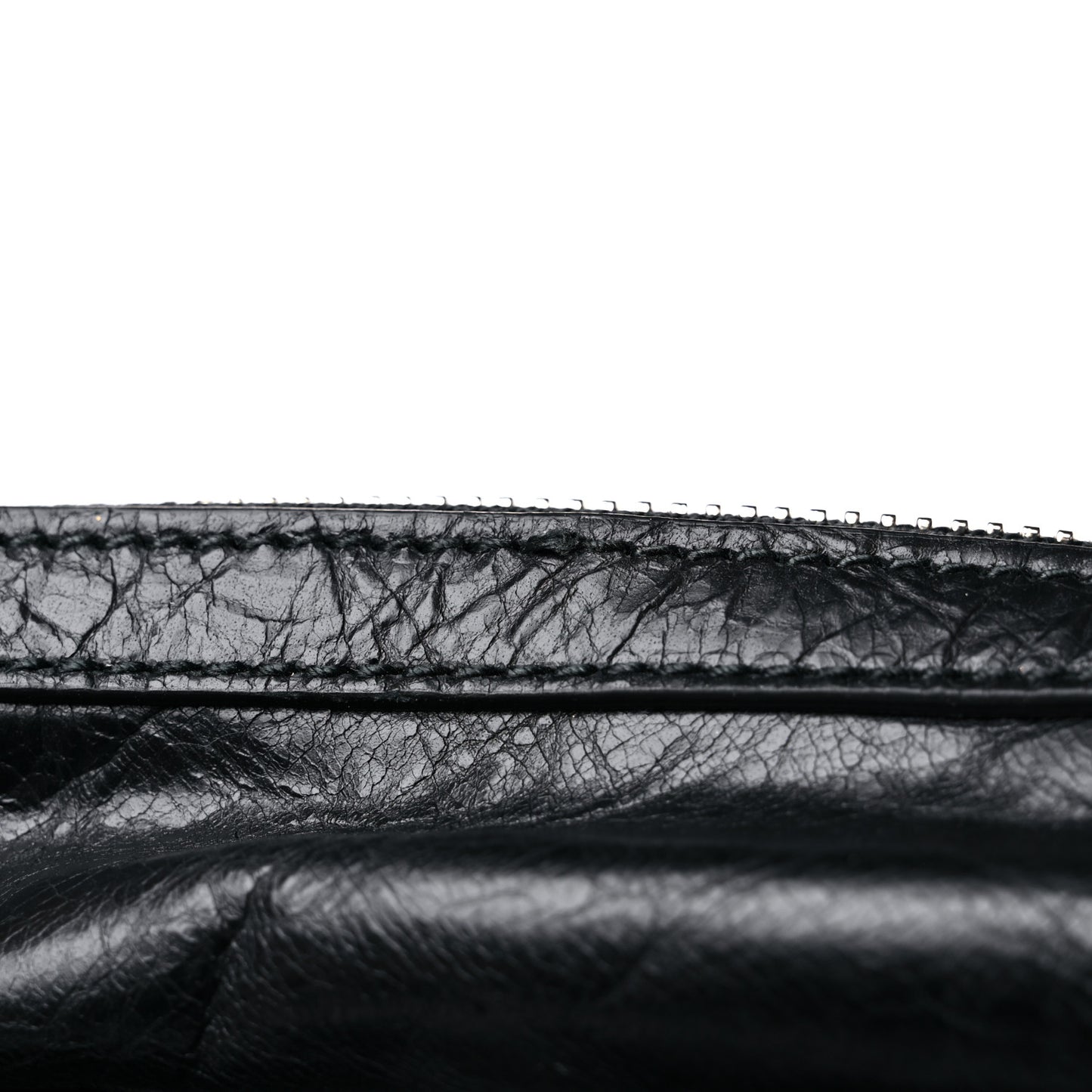 Fluffy Calfskin Mesh Nylon Medium Morpheus Double Buckle Backpack Black