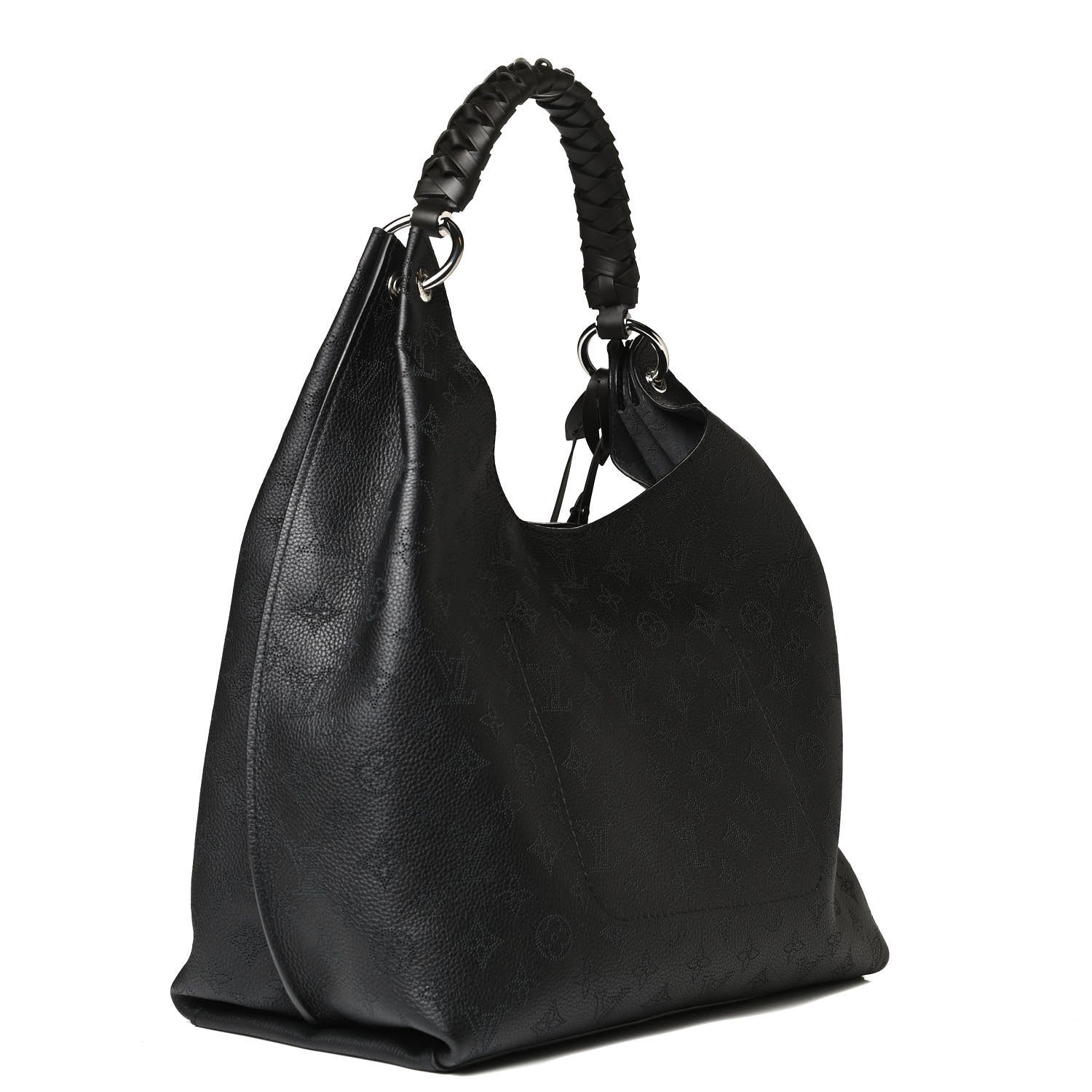 Louis Vuitton Mahina Beaubourg Hobo MM Black 3 of 10