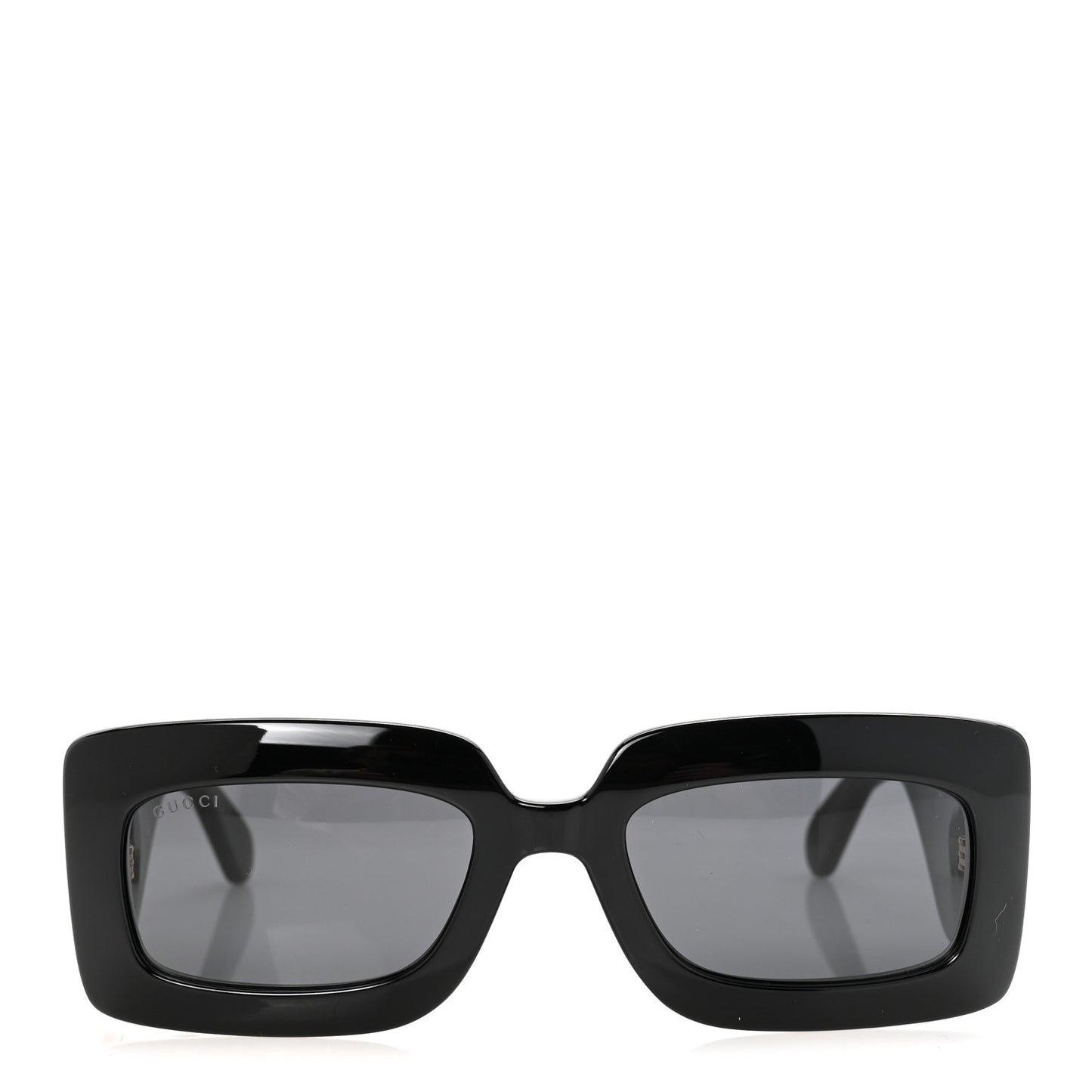 Acetate Rectangular Sunglasses GG0811S Black