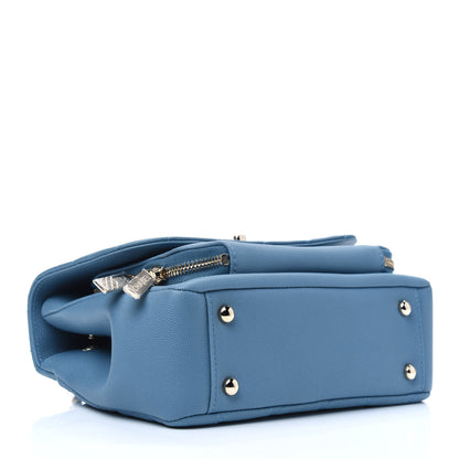 Chanel Caviar Quilted Medium Business Affinity Flap Blue 4 of 15