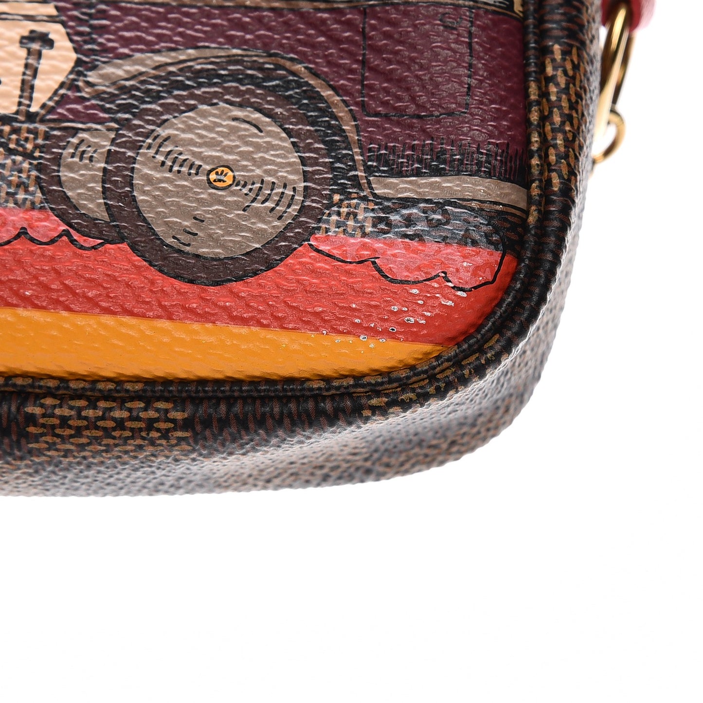 Damier Ebene 2015 Christmas Animation Mini Pochette Accessories