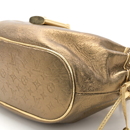 Louis Vuitton Metallic Calfskin Monogram Embossed Theda PM Gold 10 of 13