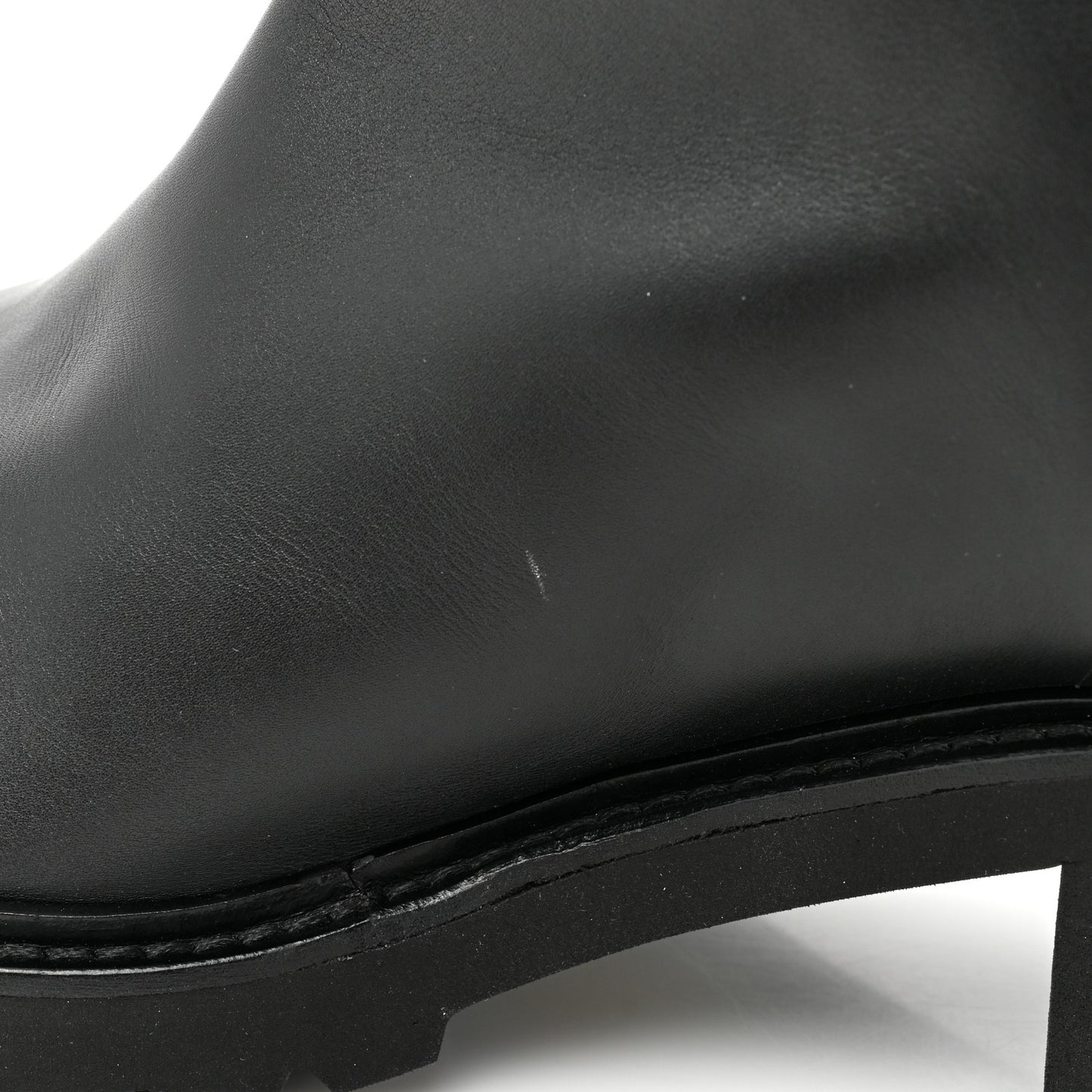 Calfskin CC Ankle Boots 42 Black