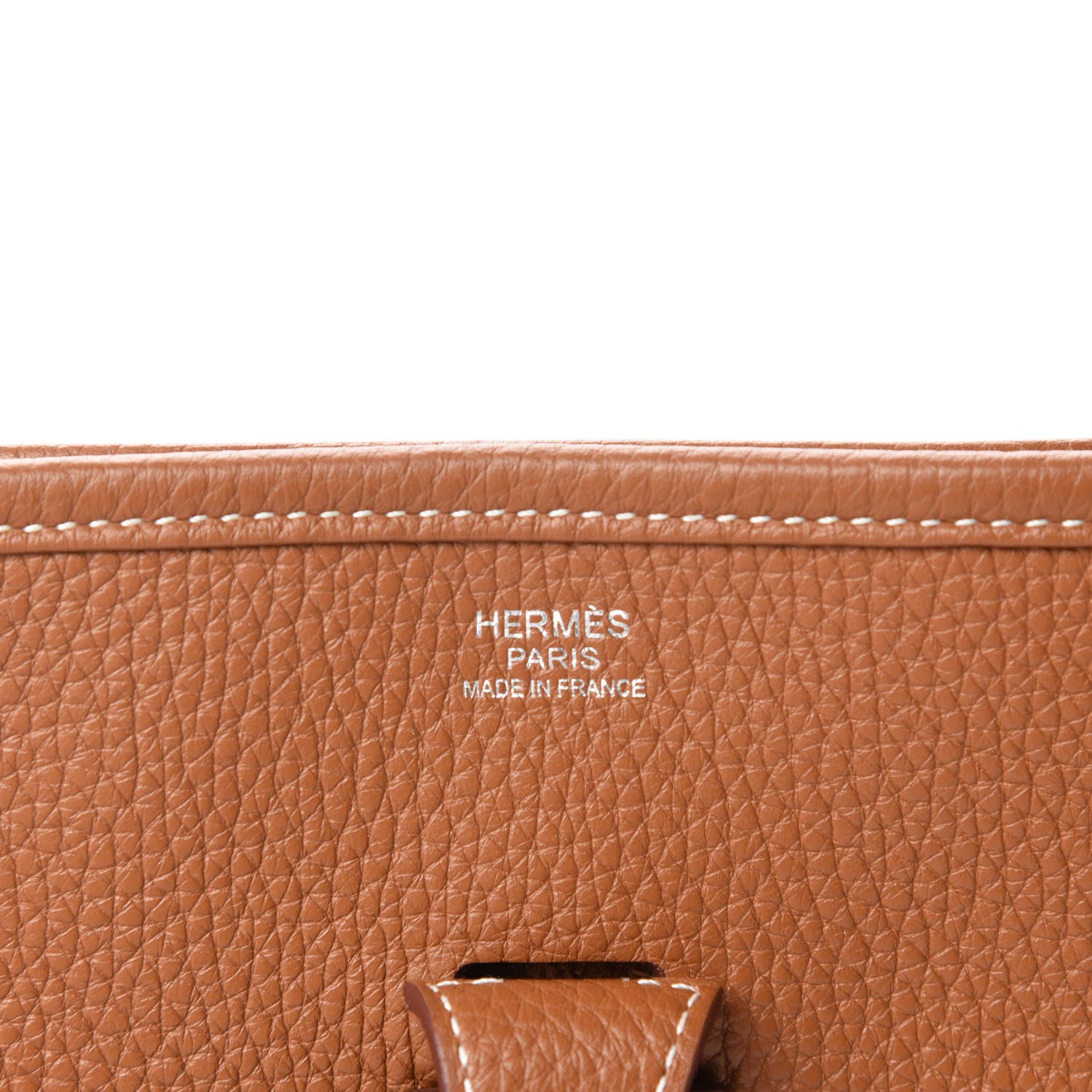 Hermes Taurillon Clemence Evelyne III PM Gold 8 of 11