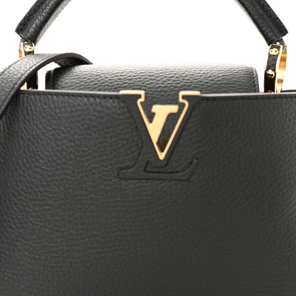 Louis Vuitton Taurillon Capucines BB Black 7 of 9