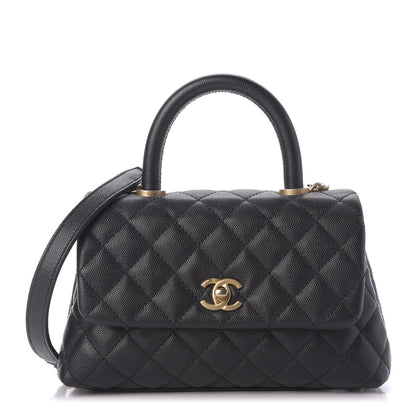 Chanel Caviar Quilted Mini Coco Handle Flap Black 1 of 9