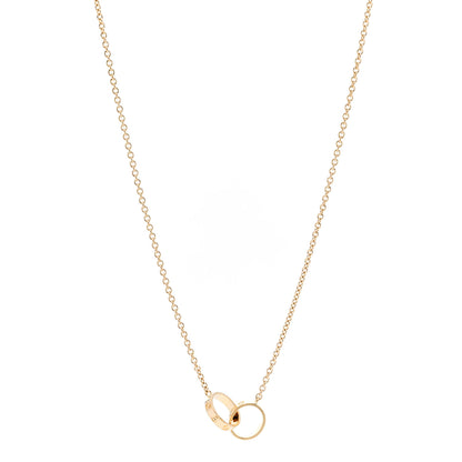 Cartier 18K Yellow Gold Interlocking LOVE Necklace 1 of 6