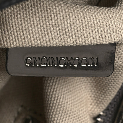 Burberry Metallic Nova Check Patent Hobo Pewter 6 of 12