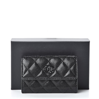 Chanel Caviar Quilted Flap Card Holder So Black 9 of 9