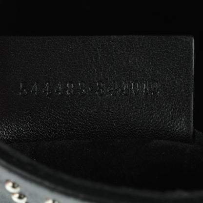 Alexander McQueen Calfskin Studded Mini Heroine Chain Satchel Black 9 of 9