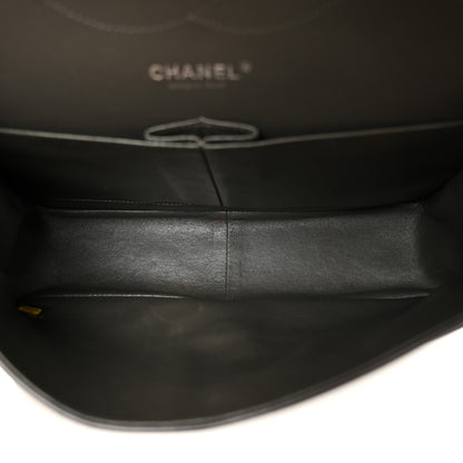 Chanel Lambskin Quilted Jumbo Double Flap Dark Grey 5 of 10
