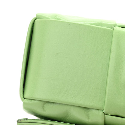 Bottega Veneta Calfskin Maxi Intreccio Cassette Crossbody Bag Pistachio 12 of 12