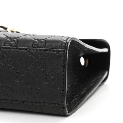 Gucci Microguccissima Medium Emily Chain Shoulder Bag Black 10 of 14