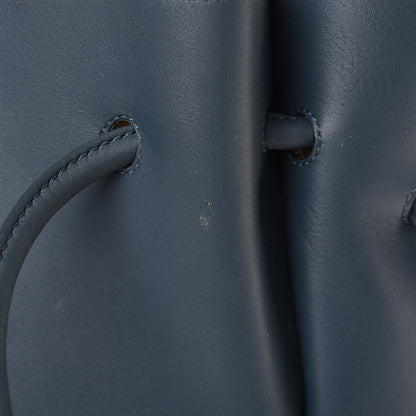 Loewe Calfskin Small Flamenco Knot Bag Indigo Tan 16 of 17