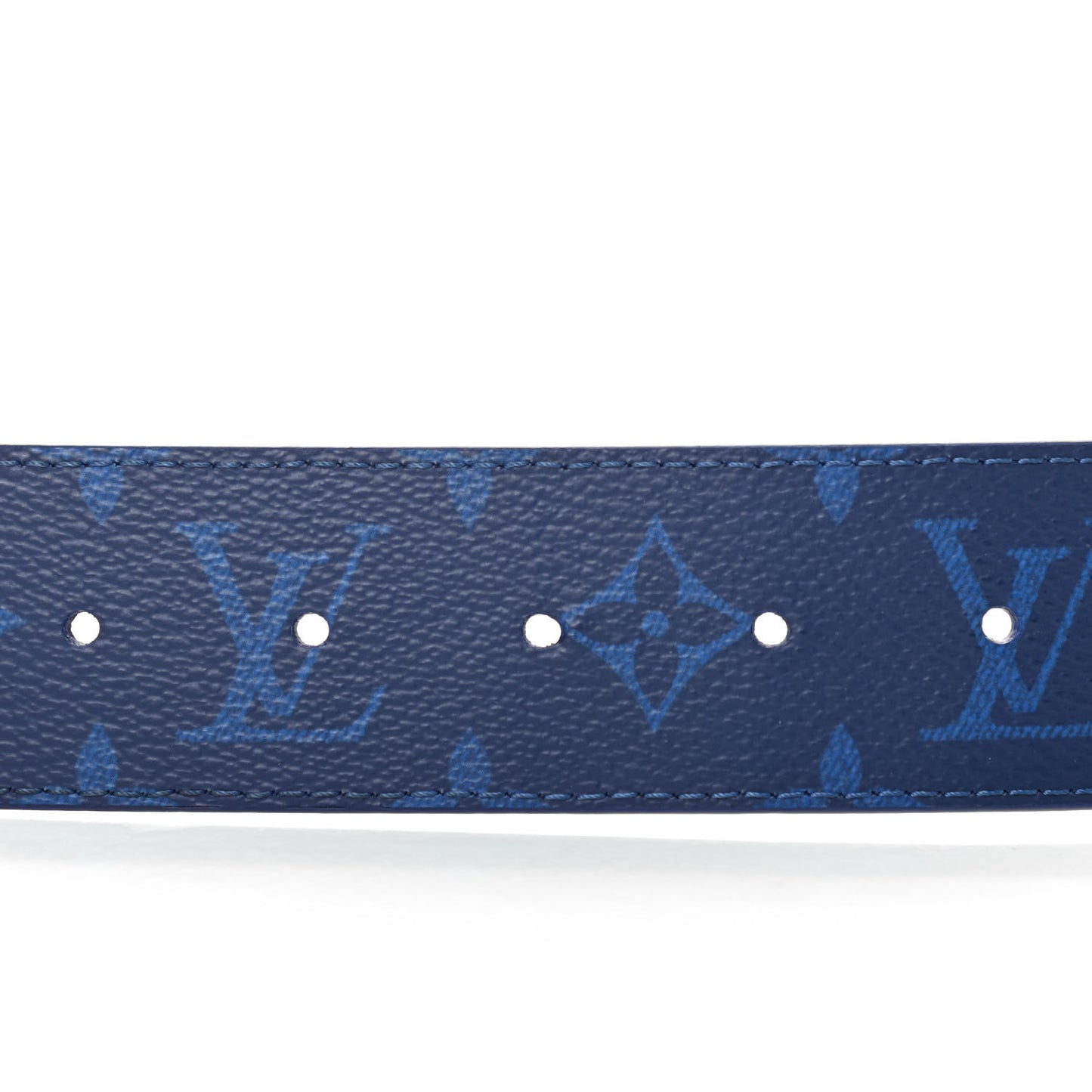 Monogram 40mm Reversible LV Initiales Belt 100 40 Cobalt Blue