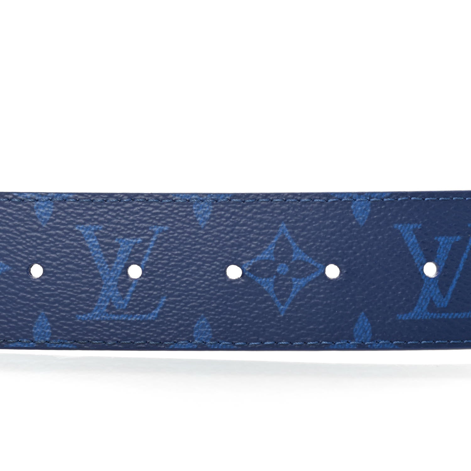 Louis Vuitton Monogram 40mm Reversible LV Initiales Belt 100 40 Cobalt Blue 4 of 4