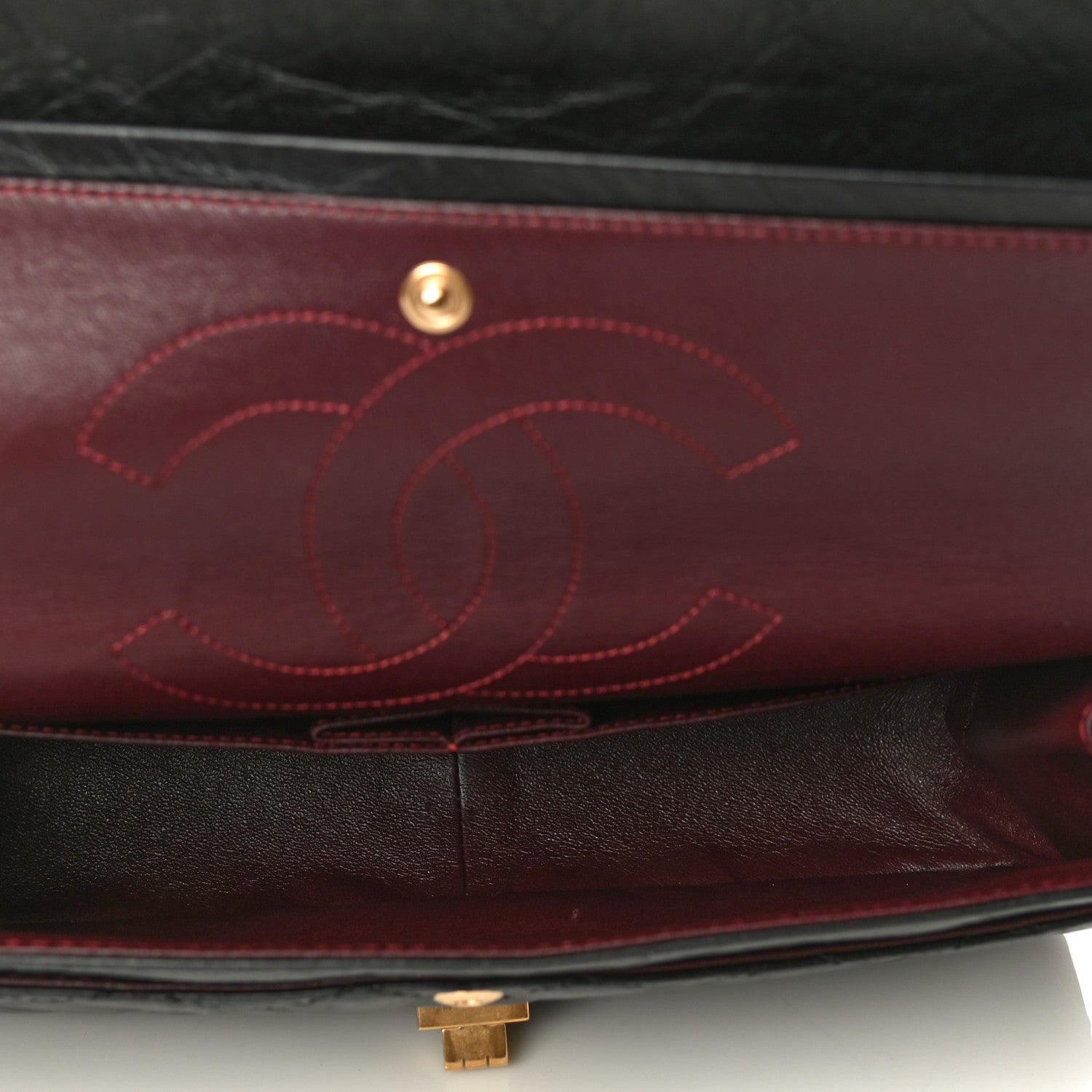 Chanel Aged Calfskin Quilted 2.55 Reissue 226 Flap Black 4 of 17