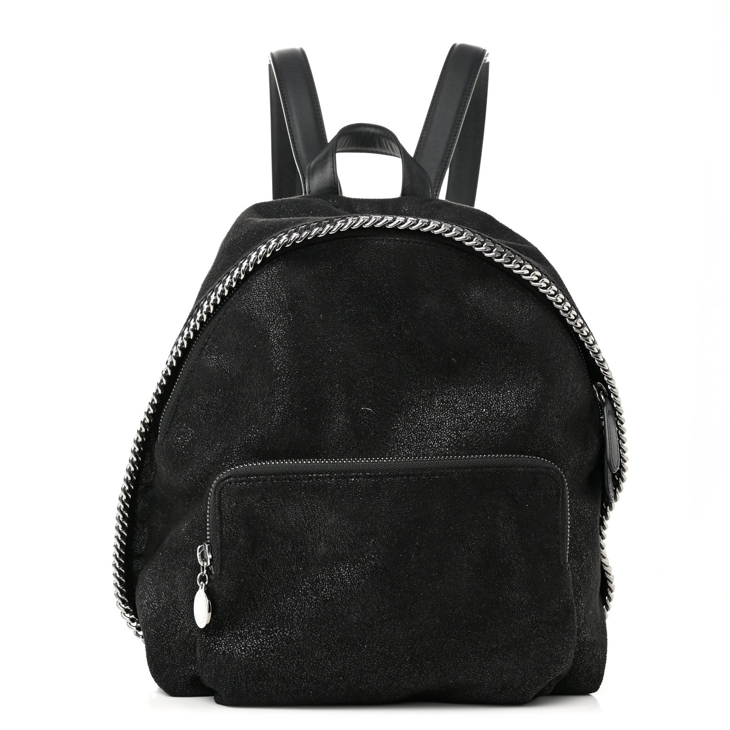 Stella McCartney Shaggy Deer Small Falabella Backpack Black 1 of 10