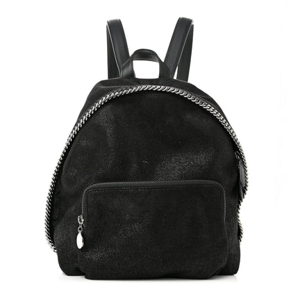 Stella McCartney Shaggy Deer Small Falabella Backpack Black 1 of 10