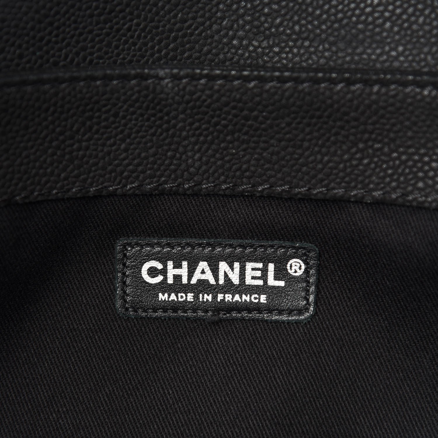Chanel Iridescent Caviar Quilted Medium Lady Pearly Flap Black 9 of 11