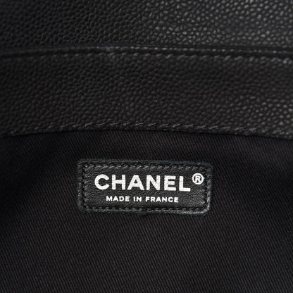 Chanel Iridescent Caviar Quilted Medium Lady Pearly Flap Black 9 of 11