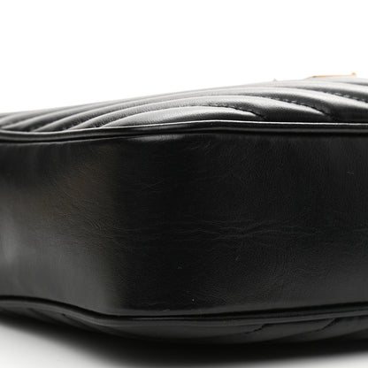 Saint Laurent Calfskin Matelasse Monogram Lou Camera Bag Black 9 of 10