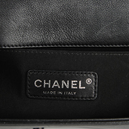 Chanel Calfskin Quilted Medium Boy Flap Black 7 of 9