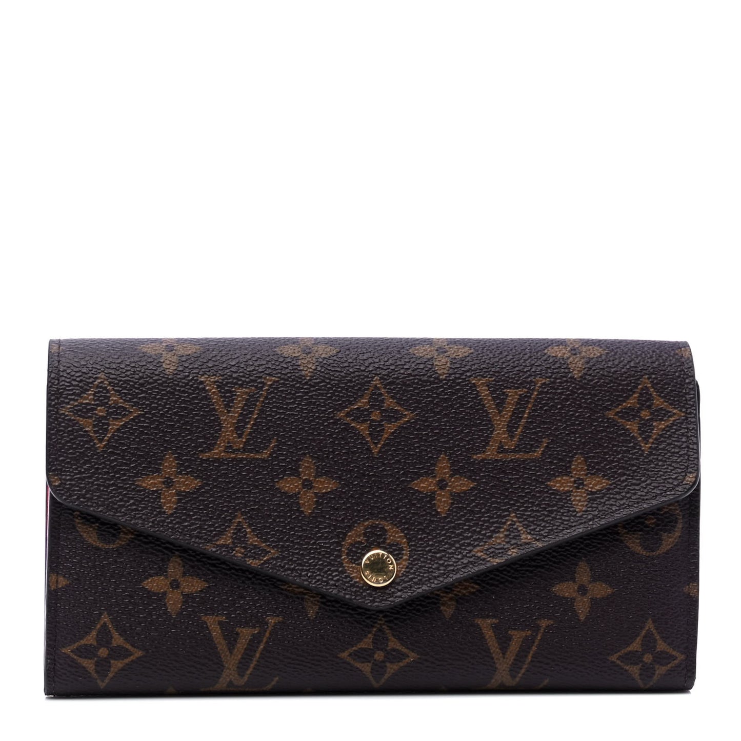Monogram Sarah Wallet NM Coquelicot