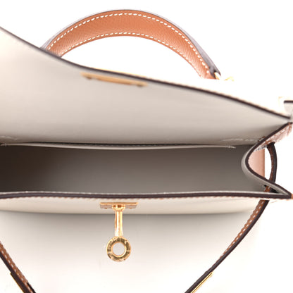Hermes Epsom Horseshoe Mini Kelly Sellier 20 Nata Gold 5 of 8