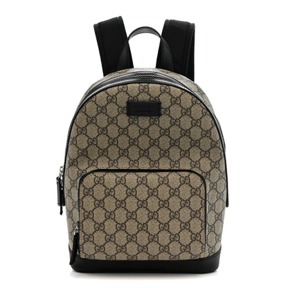 Gucci GG Supreme Monogram Small Eden Day Backpack Black 1 of 11