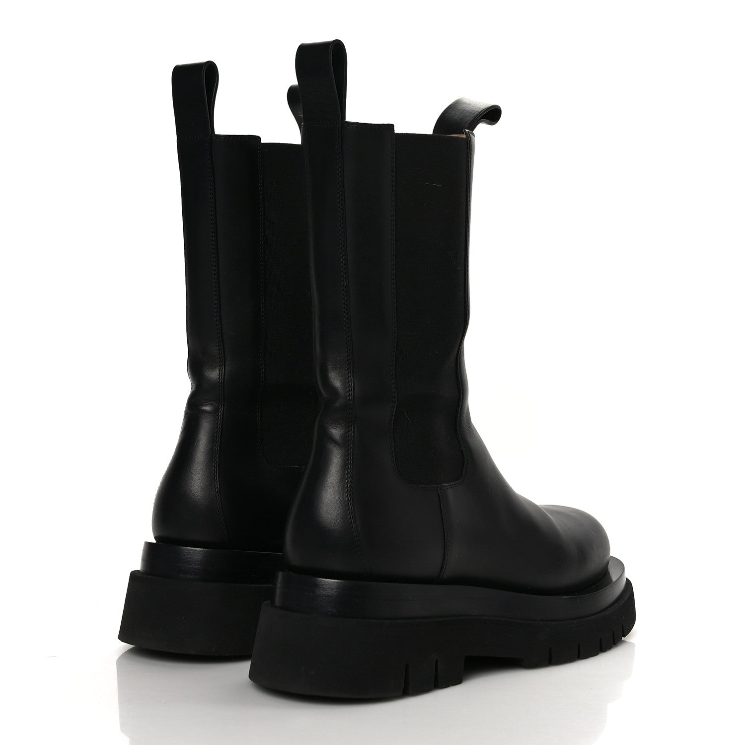 Bottega Veneta Calfskin The Lug Chelsea 55mm Boots 38 Black 4 of 8