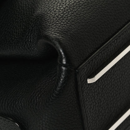 Balenciaga Grained Calfskin Le Dix Mini Soft Cartable Crossbody Black 11 of 14
