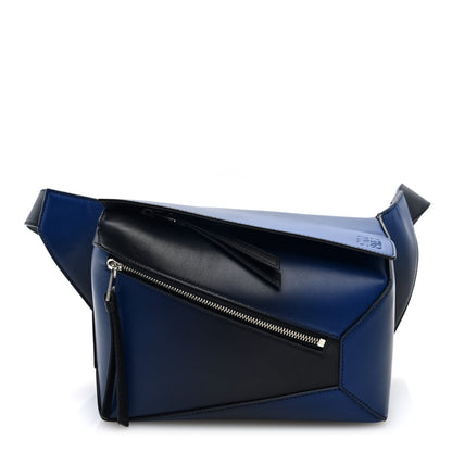 Loewe Calfskin Small Puzzle Edge Bumbag Navy Blue 1 of 9