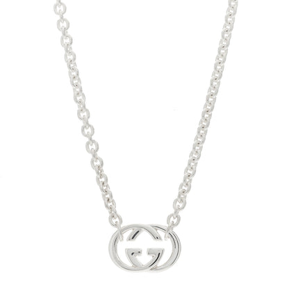 Gucci Sterling Silver Britt Necklace 1 of 4