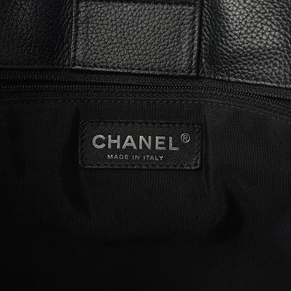 Chanel Calfskin Cerf Executive Shopper Tote Black 7 of 11